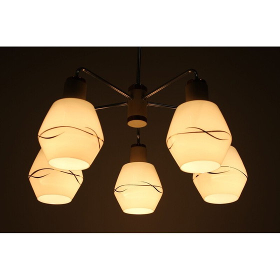 Image 1 of Vintage kroonluchter van Drukov 1970