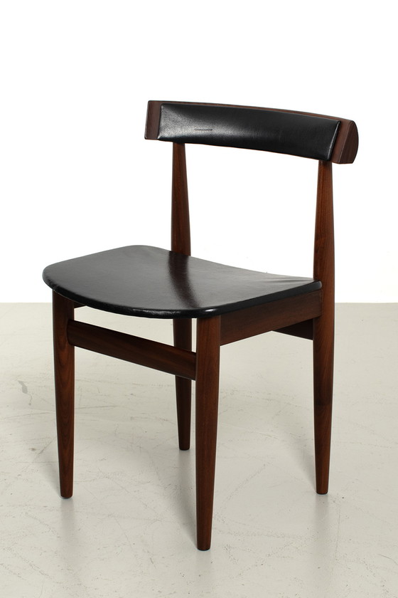 Image 1 of Vintage Hans Olsen uittrektafel met stoelen