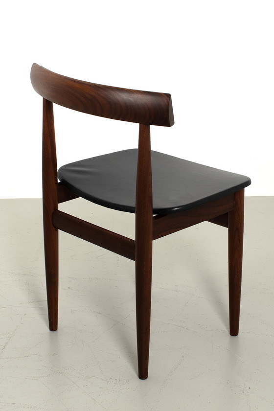 Image 1 of Vintage Hans Olsen uittrektafel met stoelen