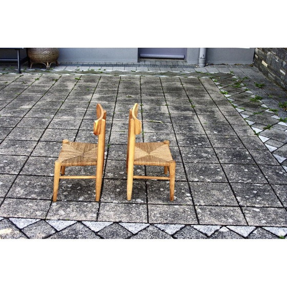 Image 1 of Paar vintage gemulchte kinderstoelen, 1950