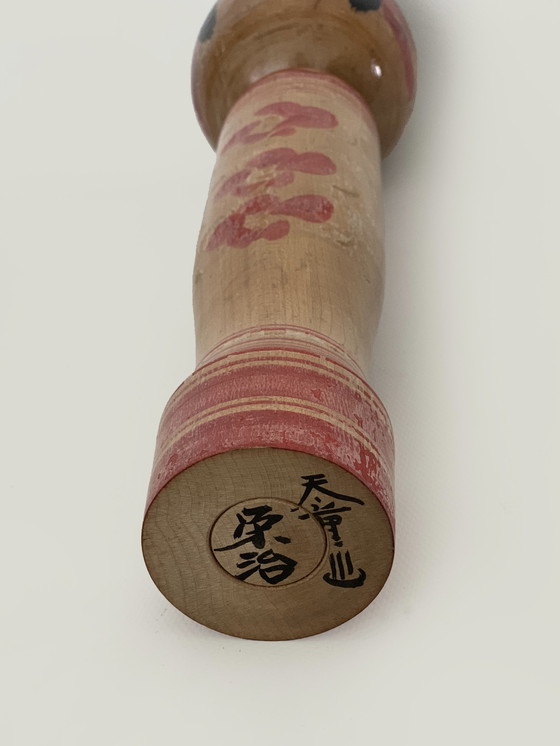 Image 1 of Vintage Kokeshi Japanse houten poppen L tot XL