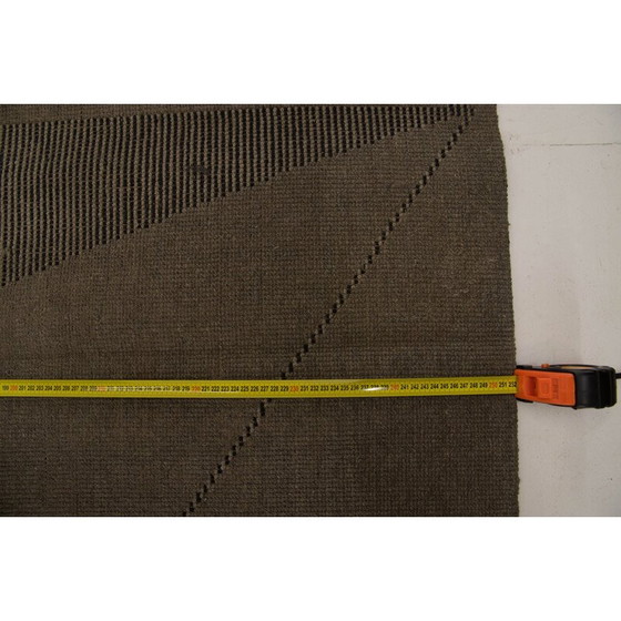 Image 1 of Geometrisch vintage vloerkleed uit Slovenië, 1967