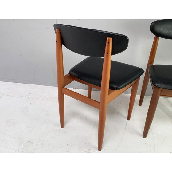 Image 1 of Set van 4 vintage eetkamerstoelen van Schreiber, 1970