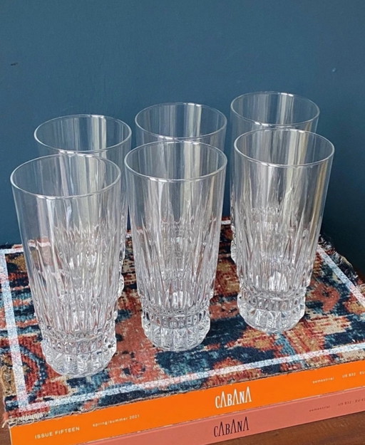 Cristal D'Arques Paris Set Van 6 Longdrinkglazen