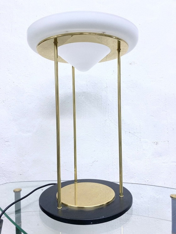 Image 1 of Peill & Putzler vijverlamp jaren 80 design halogeenlamp