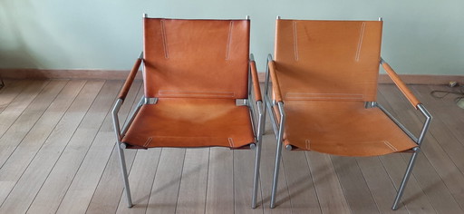 2x Martin Visser SZ02 fauteuils