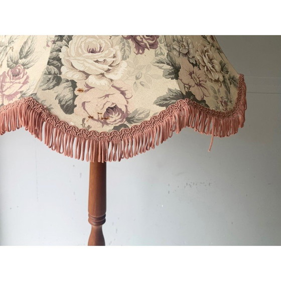 Image 1 of Vintage staande lamp in massief teakhout, 1960