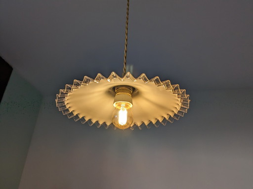 Vintage Opaline Kanten Hanglamp