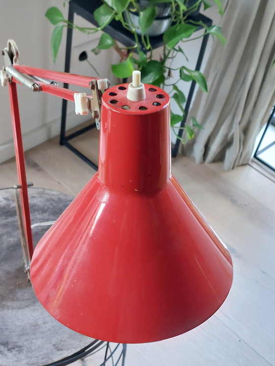 Image 1 of Lb Lyskaer Belysning Rode Architect Lamp Vintage Deens 80S