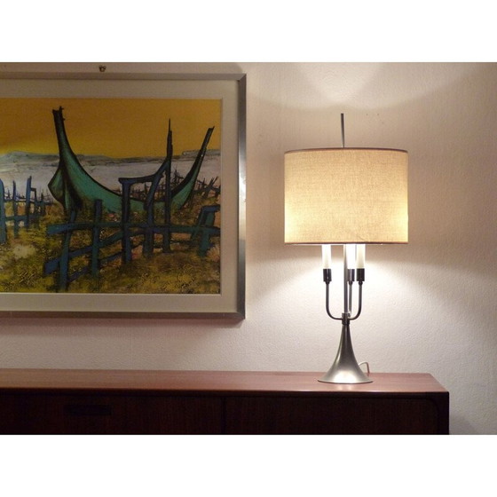 Image 1 of Vintage metalen lamp, 1970