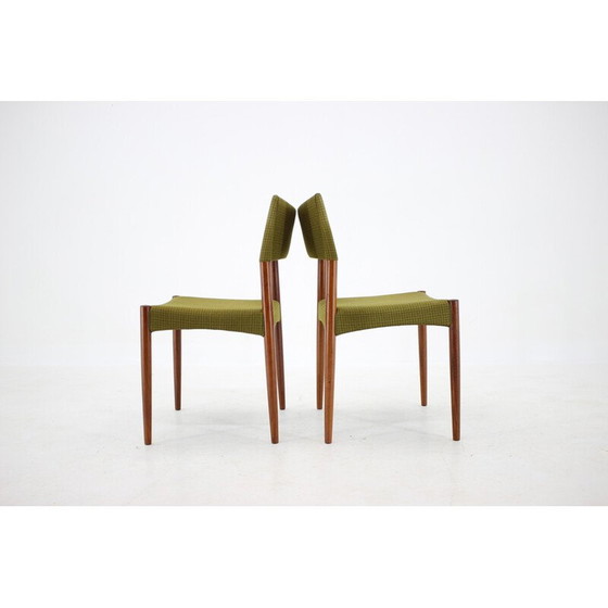 Image 1 of Set van 4 vintage teakhouten eetkamerstoelen van Ejner Larsen en Aksel Bender-Madsen, 1960