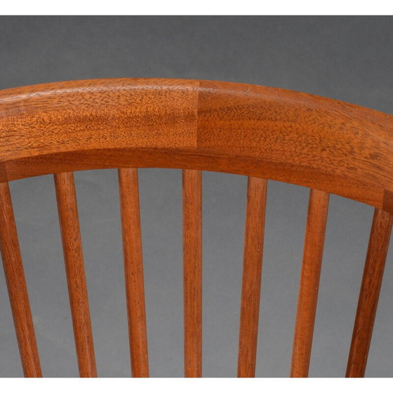 Image 1 of Set van 2 mahonie King of Diamonds stoelen van Børge Mogensen voor Søborg Møbelfabrik - jaren 1940