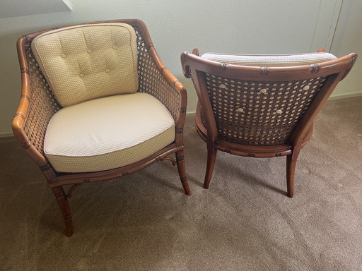 2x Giorgetti fauteuils