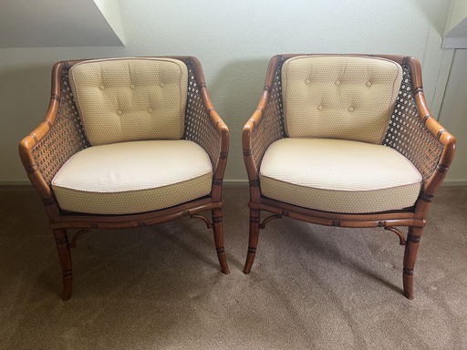 2x Giorgetti fauteuils