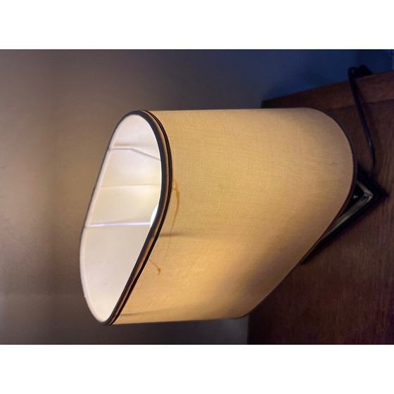 Image 1 of Vintage lamp van keramiek en stof, jaren 1980