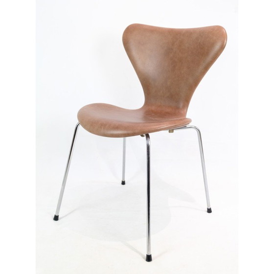 Image 1 of Set van 6 vintage Seven stoelen 3107 van Arne Jacobsen voor Fritz Hansen