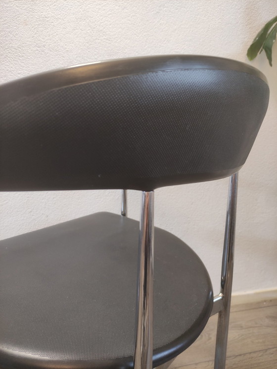 Image 1 of 4x Fasem Italy P40' Dining Chair By Vegni & Gualtierotti