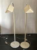 2x Space Age vloerlampen