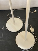 2x Space Age vloerlampen