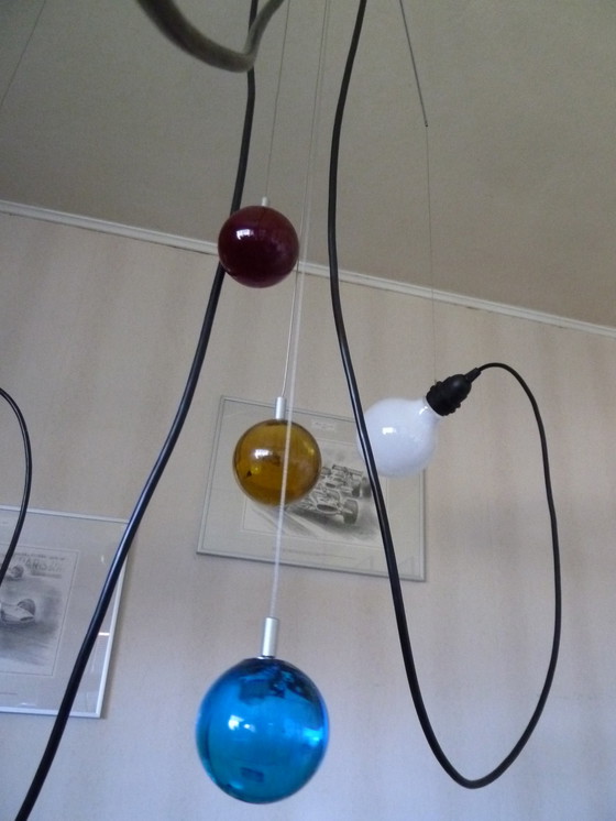 Image 1 of Debsch Yo Yo verstelbare plafondlamp design, H. Khademi 1987