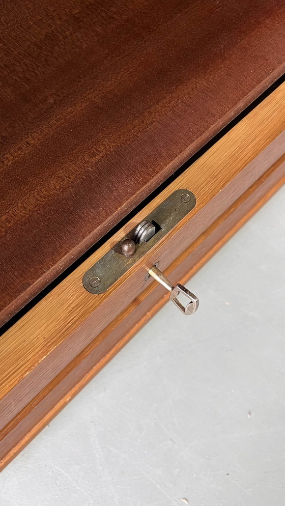 Image 1 of Vintage archiefkast eiken 