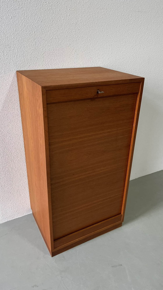 Image 1 of Vintage archiefkast eiken 