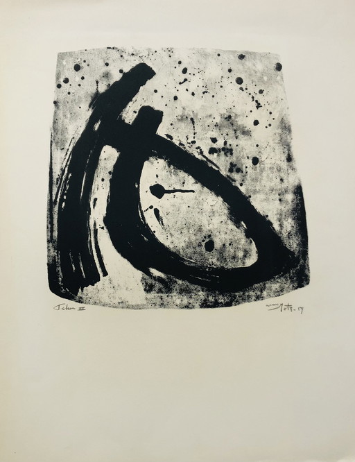 Wim Motz - Lithografie 1959 - Teken II