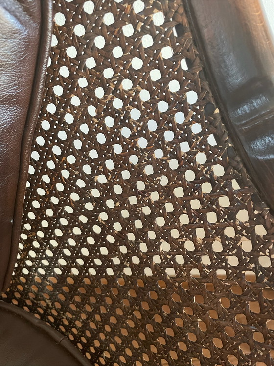 Image 1 of Vintage faux bamboe fauteuil