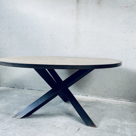 Image 1 of Gerard Geytenbeek Mid-Century Wenge Eetkamertafel 1960