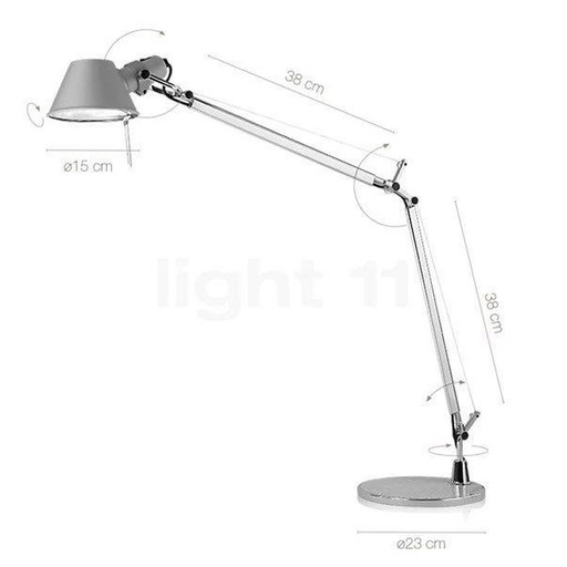 Artemide *Nieuw In Ovp*Tolomeo Tavolo Led Met Dimmer Design Michelle Delucchi