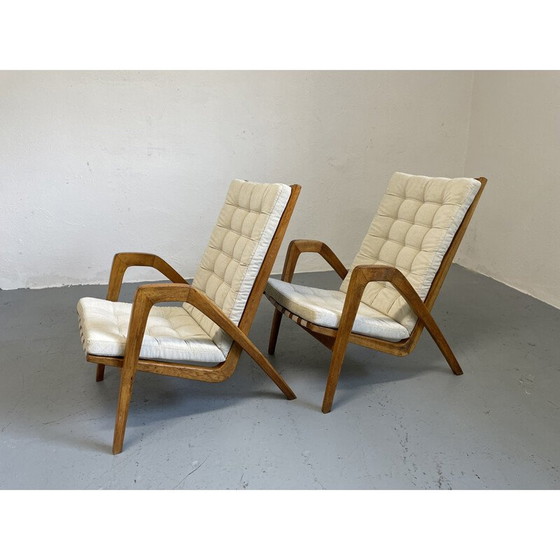 Image 1 of Paar vintage fauteuils van Jan Vanek voor Uluv