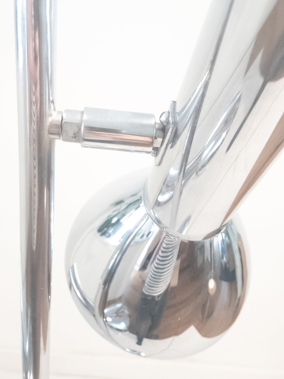 Image 1 of Vintage chromen vloerlamp 1970