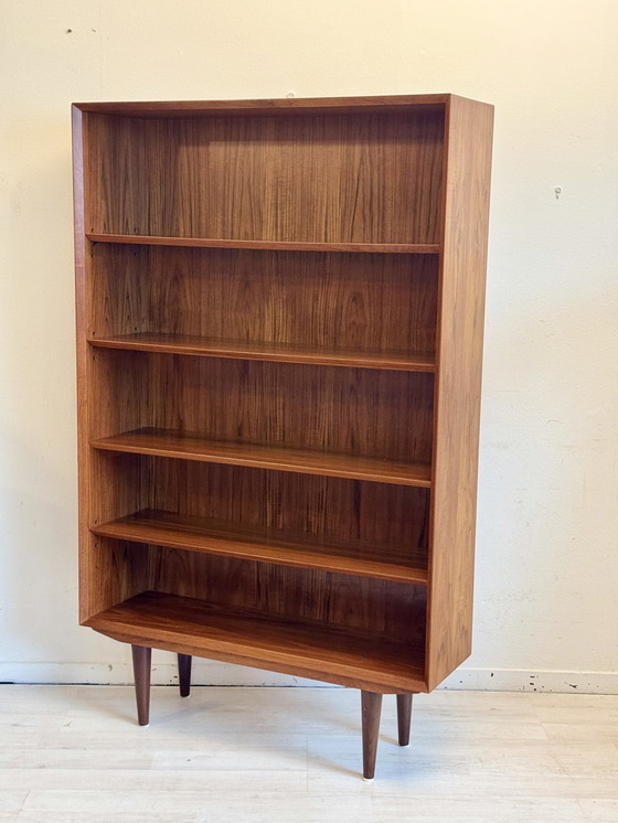 Image 1 of Vintage Deense Teak Boekenkast Jaren 60