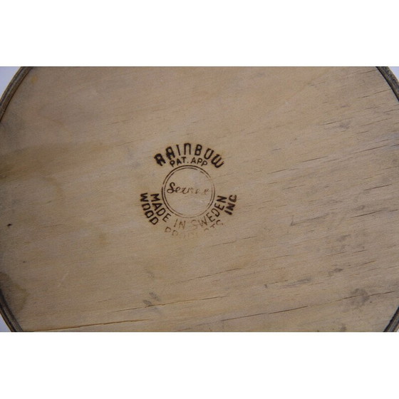 Image 1 of Vintage teakhouten prullenmand van Martin Åberg voor Servex, Zweden 1960