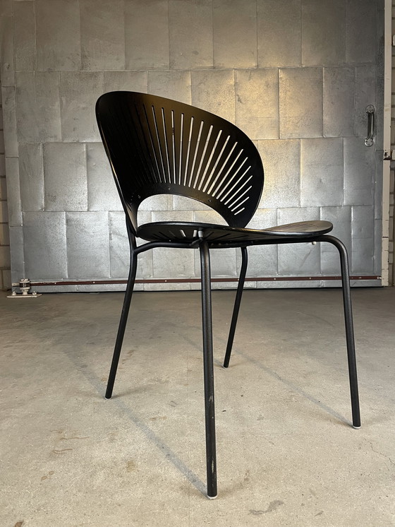 Image 1 of 4X Trinidad Chair 3398 Black By Nanna Ditzel Van Fredericia Furniture