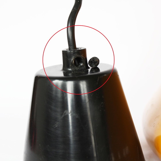 Image 1 of Vintage gele kegel hanglamp van Kazuo Motozawa voor Staff, 1970S