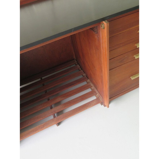 Image 1 of Vintage mahoniehouten bureau van Paillard, Zwitserland 1930