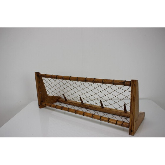 Image 1 of Vintage houten wandkapstok voor ULUV Krasna Jizba, Tsjecho-Slowakije 1960