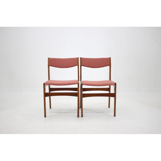 Image 1 of Paar vintage teakhouten stoelen, Denemarken 1960