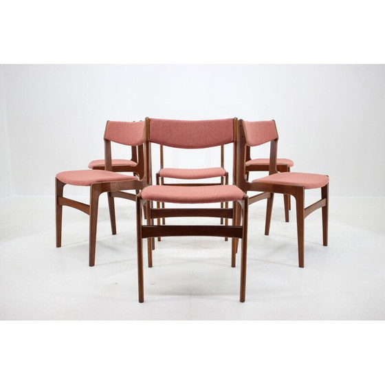 Image 1 of Paar vintage teakhouten stoelen, Denemarken 1960