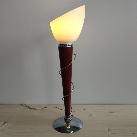 Image 1 of Vintage Jaren 70-80 Design Fakkellamp Tafel-Bureaulamp