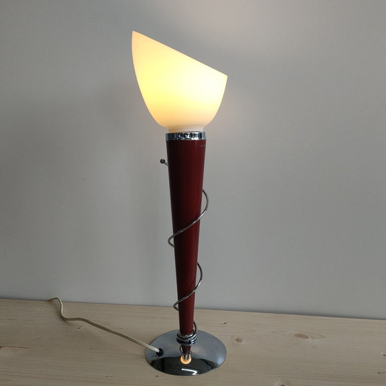 Image 1 of Vintage Jaren 70-80 Design Fakkellamp Tafel-Bureaulamp