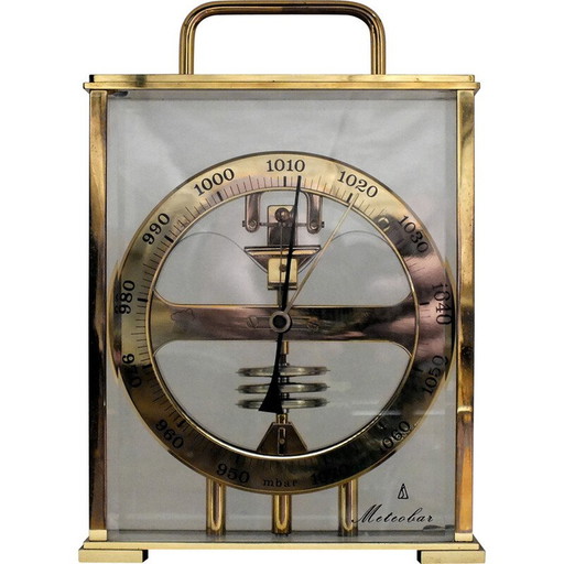 Vintage Huger West-Duitsland meteobar skeletbarometer, jaren 1960