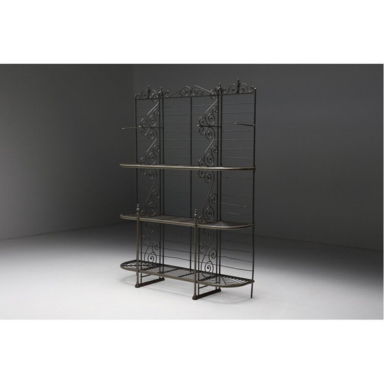 Image 1 of Oud smeedijzeren bakkersrek, jaren 1920