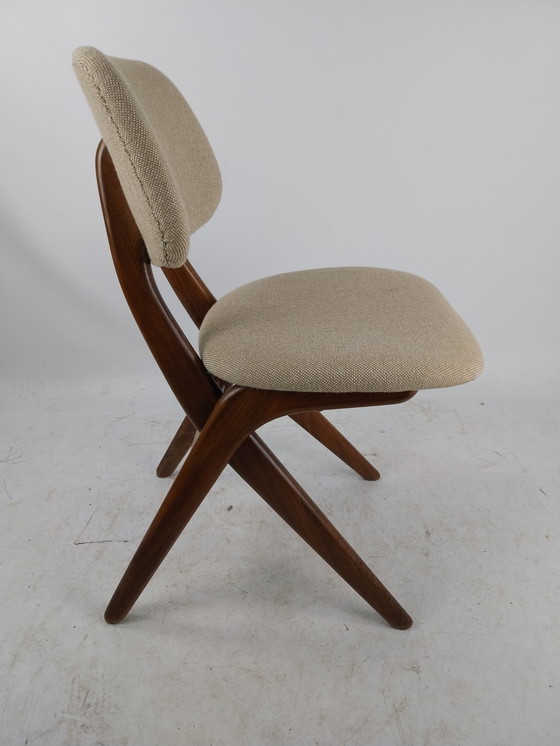 Image 1 of 2 x Louis van Teeffelen schaar/scissor stoel 1960's 