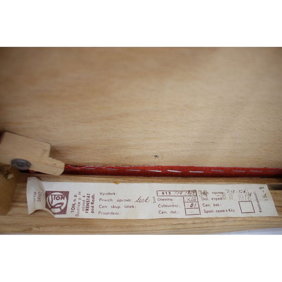 Image 1 of Set van 4 vintage stoelen Tsjechoslowakije 1970