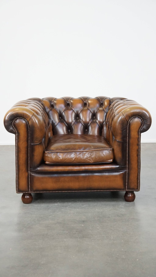 Rundleren Chesterfield Fauteuil