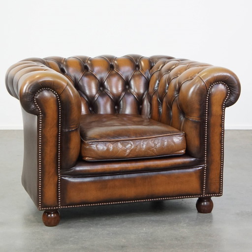 Rundleren Chesterfield Fauteuil