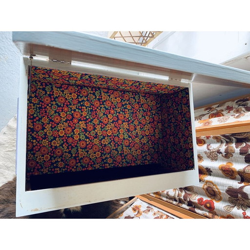 Vintage barkast met 3 openingen