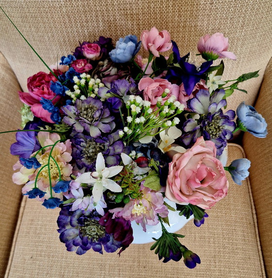 Image 1 of 1 Villeroy & Boch Soepterrine Met Zijden Bloemen